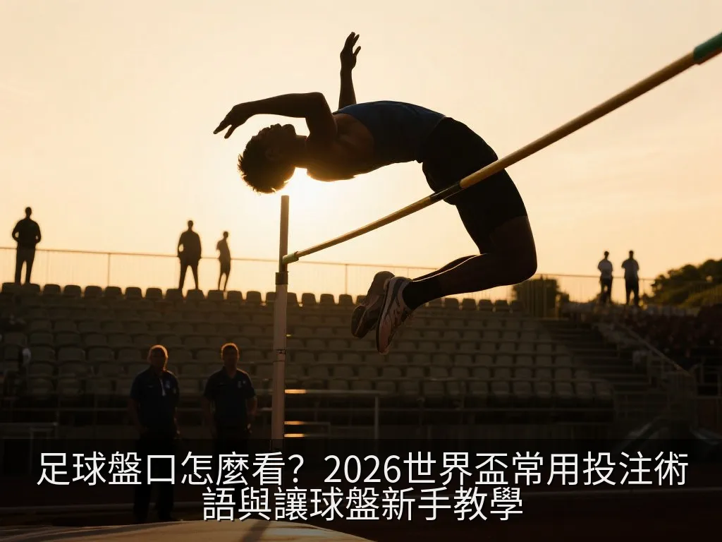 足球盤口怎麼看？2026世界盃常用投注術語與讓球盤新手教學